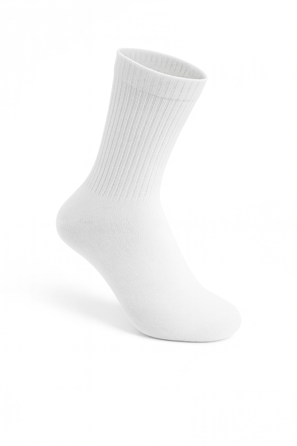 Beyaz Klasik Spor Çorap – 6’lı Paket
