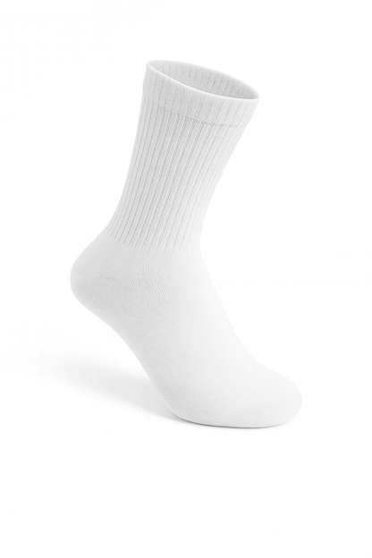 Beyaz Klasik Spor Çorap – 6’lı Paket