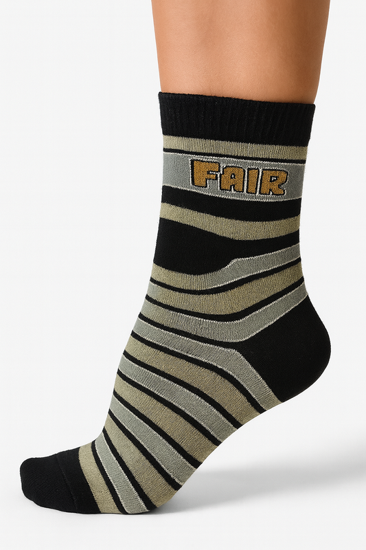 FAIR Çizgili Desenli Çorap – 6’lı Paket