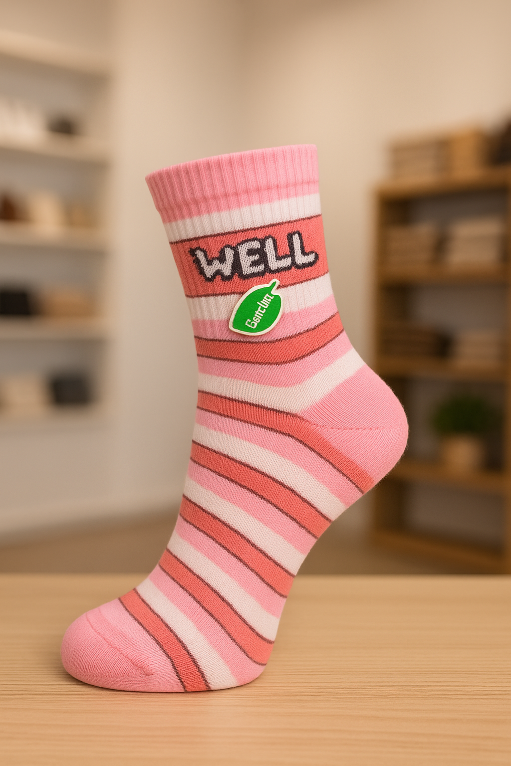 Well Desenli Bambu Çorap – 6’lı Paket